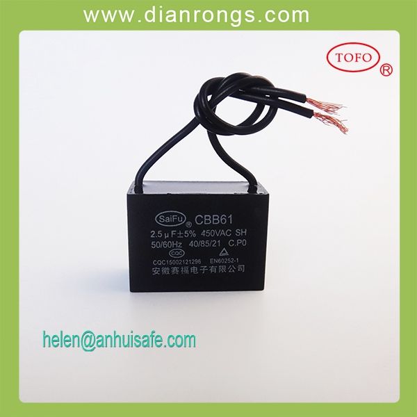 2.5UF 450V Ceiling Fan Wiring Diagram Capacitor Cbb61